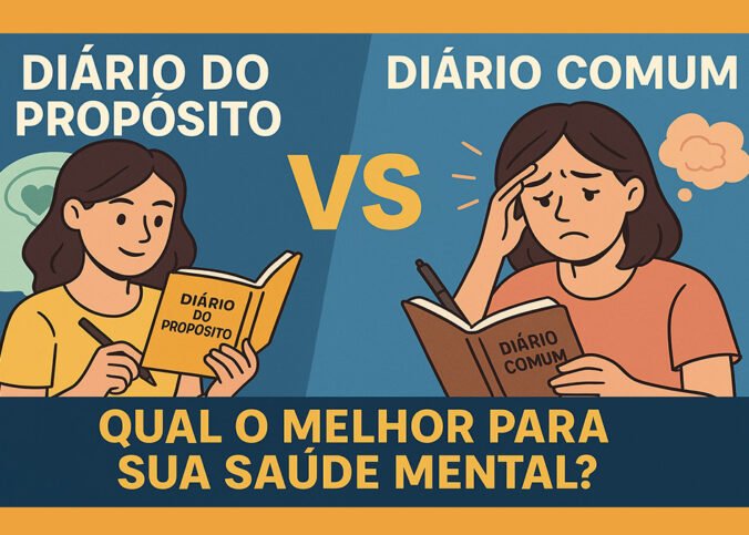 Diário do Propósito vs. Diário Comum: Qual o Melhor para Sua Saúde Mental?