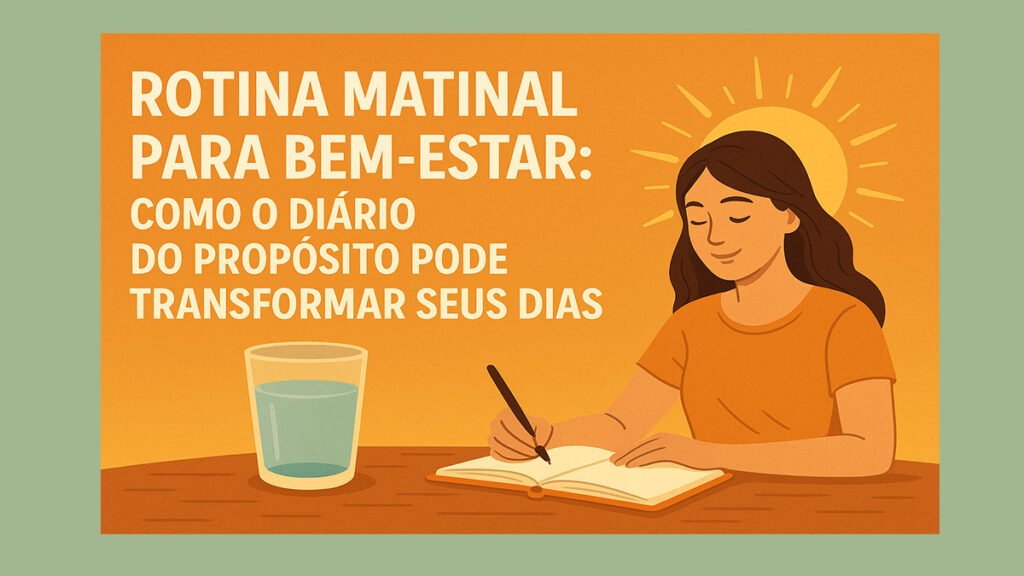Rotina Matinal para Bem-Estar Como o Diário do Propósito Pode Transformar Seus Dias