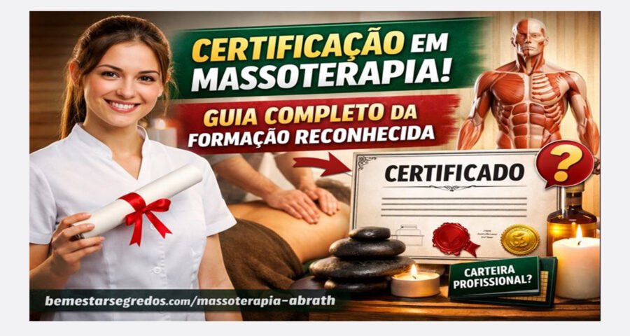 Certificação em Massoterapia Guia Completo da Formação Reconhecida
