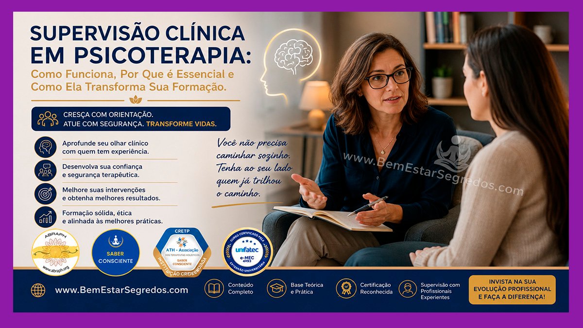 Supervisão Clínica em Psicoterapia: Como Funciona, Por Que é Essencial e Como Ela Transforma Sua Formação
